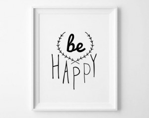 ... Etsy Happy Quotes, Quotes Posters, Typographic Poster, Quote Posters