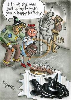 Wizard of Oz happy birthday More