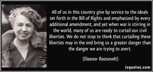 All of us in this country give lip service to the ideals set forth in ...