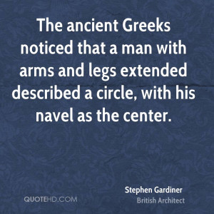The ancient Greeks noticed that a man with arms and legs extended ...