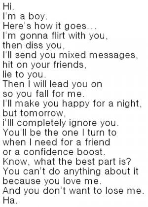 boy, diss, douche, hurt, ignore, true