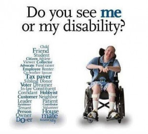 via Stop discrimination against special needs I think I said this ...