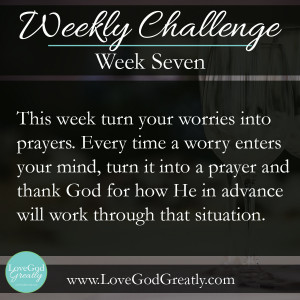 Week 7: Overcoming Worry