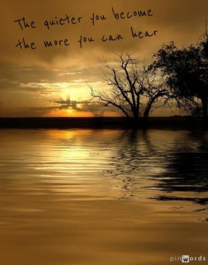 of Wisdom, quote, citat, photo, sunset, trees, water, reflections ...
