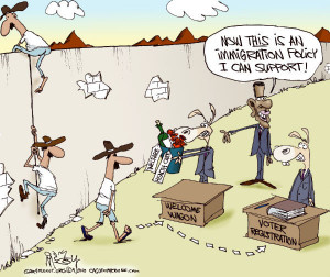 Illegal Immigration Cartoons