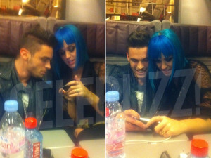 Katy Perry & Baptiste Giabiconi’s Snuggly Dinner Date – On A Train ...