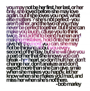 Bob Marley Quotes About Love