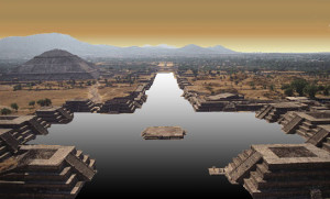 The divine city of Teotihuacan when it was at its peak, five thousand ...