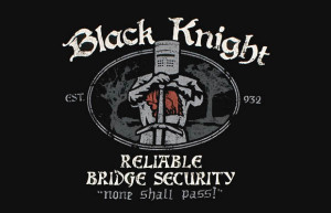 Black Knight Bridge Security T-Shirt