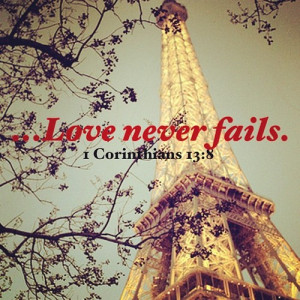 bible verse, church, god, jesus, love, love never fails