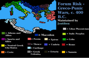 Forum Risk - Greco-Punic Wars, c. 400 B.C., Maintained by Jontiben