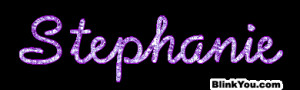 Glitter Name Stephanie Image