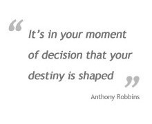 One of my favorite quotes by Anthony Robbins.