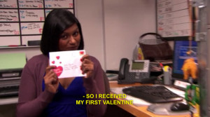 the office valentines same Valentine's Day kelly kapoor