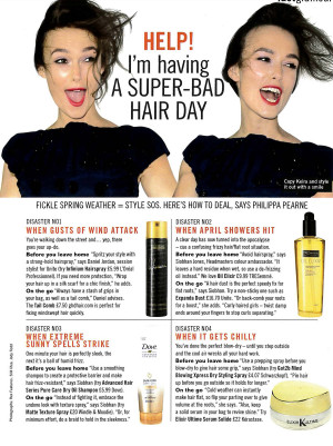 Glamour – Help I’m Having a Bad Hair Day with quotes by Siobhan ...