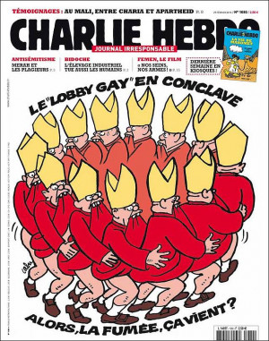 Magazine Front Page Caricature Upsets Christians