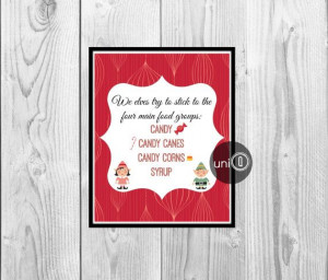 Buddy The Elf Movie Quote Print Christmas Art by UniQCreations, $5.00