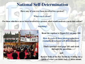 Self Determination National self-determination