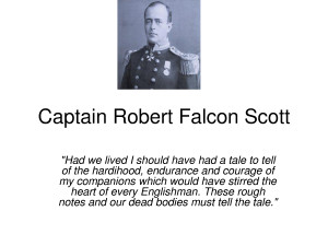 ROBERT FALCON SCOTT QUOTES