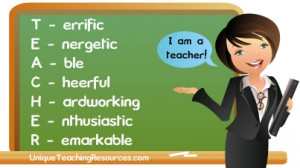 am a teacher. I inspire my students to follow their dreams ...