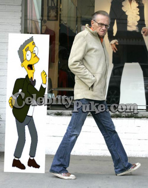 Mr. Burns Is At It Again! Oops!, I Mean Larry King….