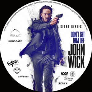 john wick 2014 dvd cover