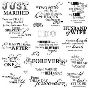 What would be a good love quote to put at the beginning or end of your ...