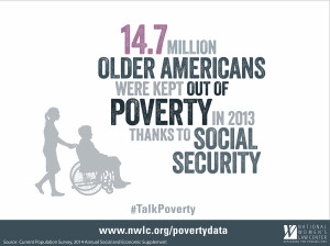 ... one group of women saw an increase in poverty: women 65 and older