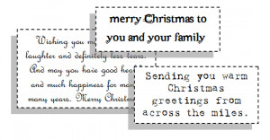 Christmas Card Sayings that would Definitely Touch the Heart