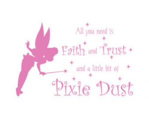 Fairy Princess Decal Quote For Girl Baby Nursery Or Girls Room - Faith ...