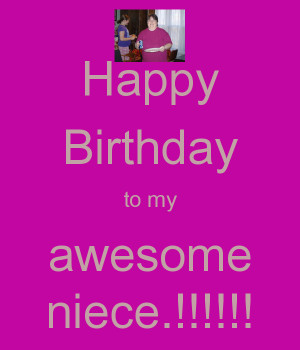Keep Calm Happy Birthday to My Niece