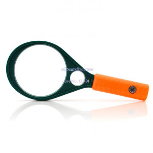 Promotion 6Pcs/Lot 10X Handheld Magnifying Glass Reading Map Magnifier ...