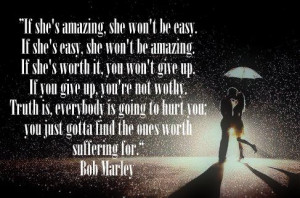 If she's amazing..