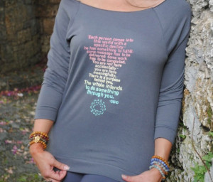 Favorite Finds from Etsy - INTENTION OSHO Quote Off Shoulder Raglan by ...
