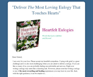 Eulogy Samples, Example Eulogies, Funeral Poems and Quotes...Heartfelt ...