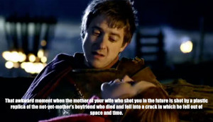 That awkward Doctor Who moment...
