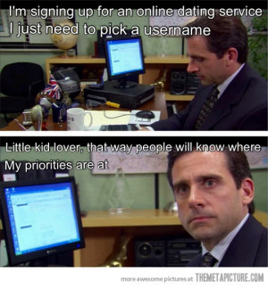 Funny photos funny The Office Michael computer