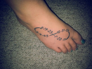 My first tattoo love my grandma & godfather to death♥ R.I.P