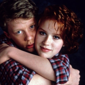 Anthony Michael Hall and Molly Ringwald in 16 Candles