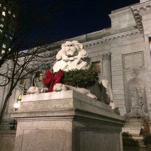 Found this guy lion around last night... #nyc #nycpubliclibrary #lion ...