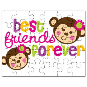 ... Friends Gifts > Best Friends Toys > Monkey Best Friends Forever Puzzle