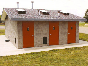 public restroom buildings