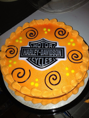 Dq cakes...Dairy Queen. Harley Davidson.