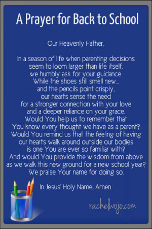 Back To School Prayer Quotes. QuotesGram