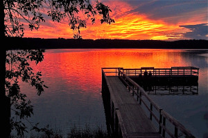 Watching the sunset, County lake MN