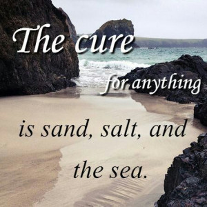 Sand + salt + sea = the cure