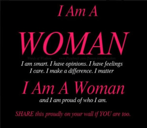 am a Woman