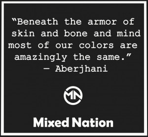 ... Of Skin And Bone And Mind Most Of Our Colors Are Amazingly The Same