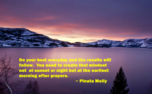 morning quotes & sun rise images