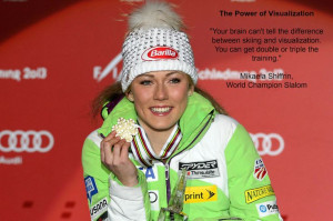 Mikaela Shiffrin quote on visualization